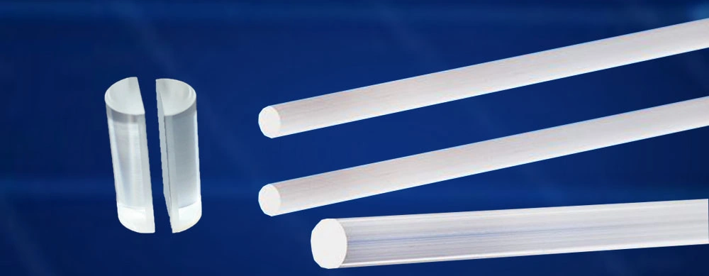 Optical Customized Glass Transparent Quartz Tapered Light Pipe Homogenizing Rod