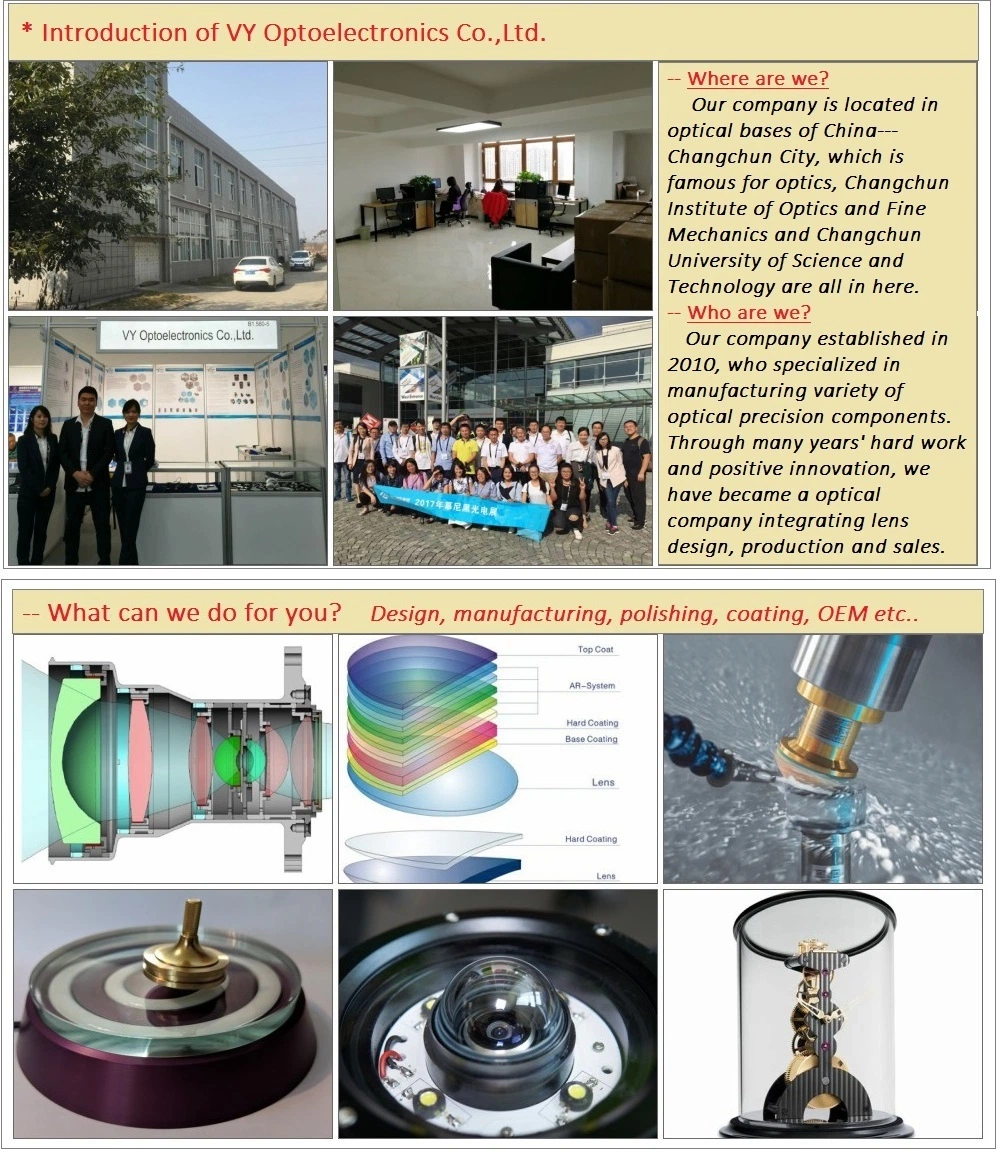 Changchun Manufacturers Optical Quartz Bk7 Glass Cylindrical Rod Lens