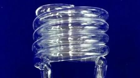 Heat Resistance Transparent Coil Quartz Glass Tube