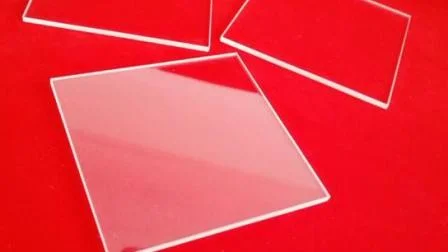 Customized Clear Big Size Square Optical High UV Transmittance Quartz Glass Plate