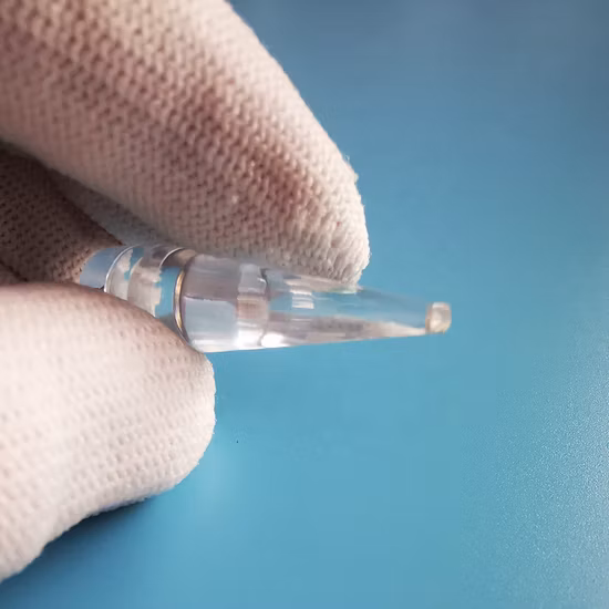 Optical Customized Glass Transparent Quartz Tapered Light Pipe Homogenizing Rod