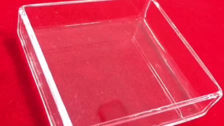 Clear Customized Square Fused Quartz Petri Dish